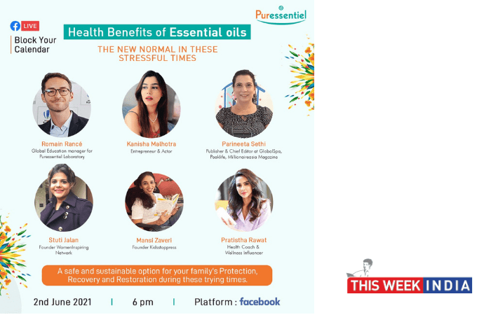 Puressentiel India organized an insightful webinar on “The Health Benefits of Essential oils: The new normal in these stressful times”