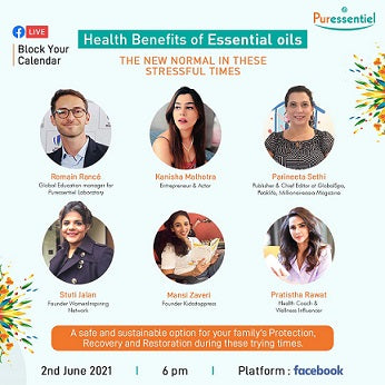 Puressentiel India in association with Women Inspiring Network hosts a webinar on Health Benefits of Essential oils